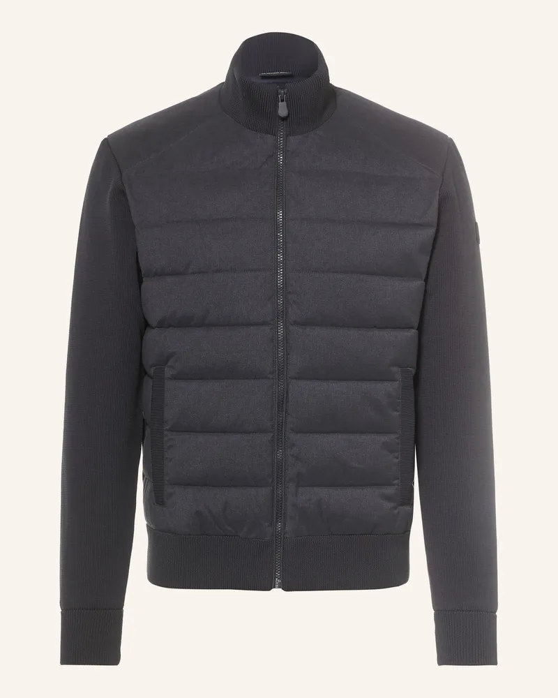 Save The Duck Steppjacke Lasse Im Materialmix blau Dunkelblau