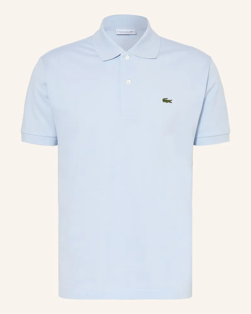 Lacoste Piqué-Poloshirt Classic Fit blau Hellblau