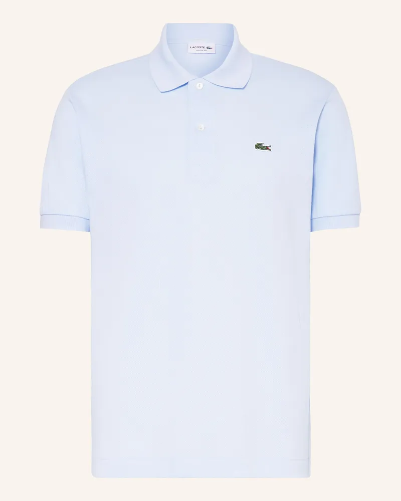 Lacoste Piqué-Poloshirt Classic Fit blau Hellblau