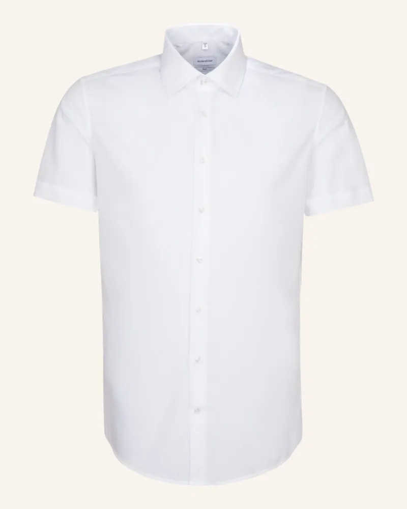 Seidensticker Business Hemd,   Slim Fit weiss Weiss