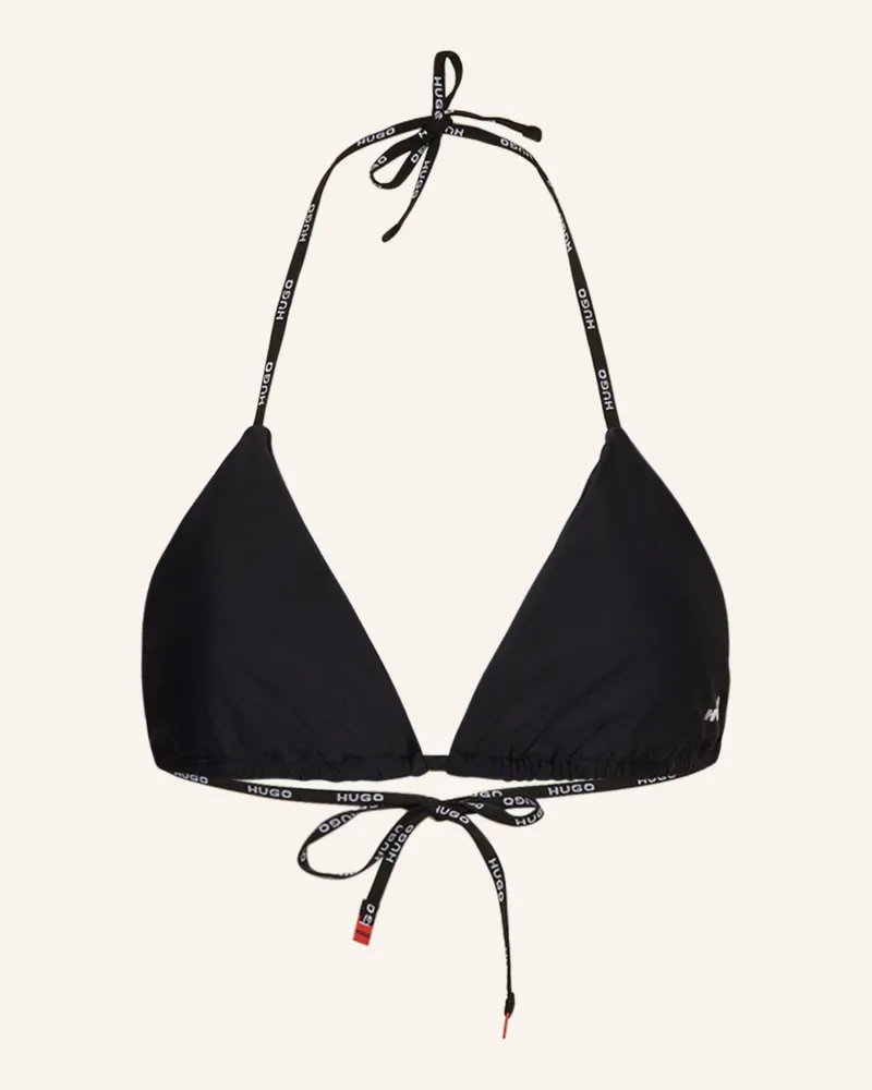 HUGO BOSS Triangel-Bikini-Top PURE Schwarz