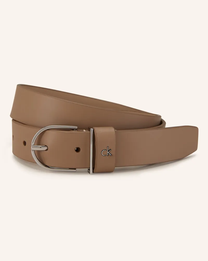 Calvin Klein Ledergürtel Beige
