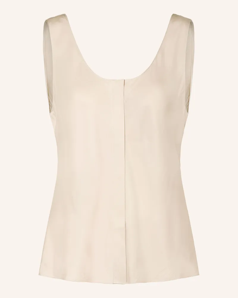 AllSaints Blusentop Milla Mit Seide weiss Ecru