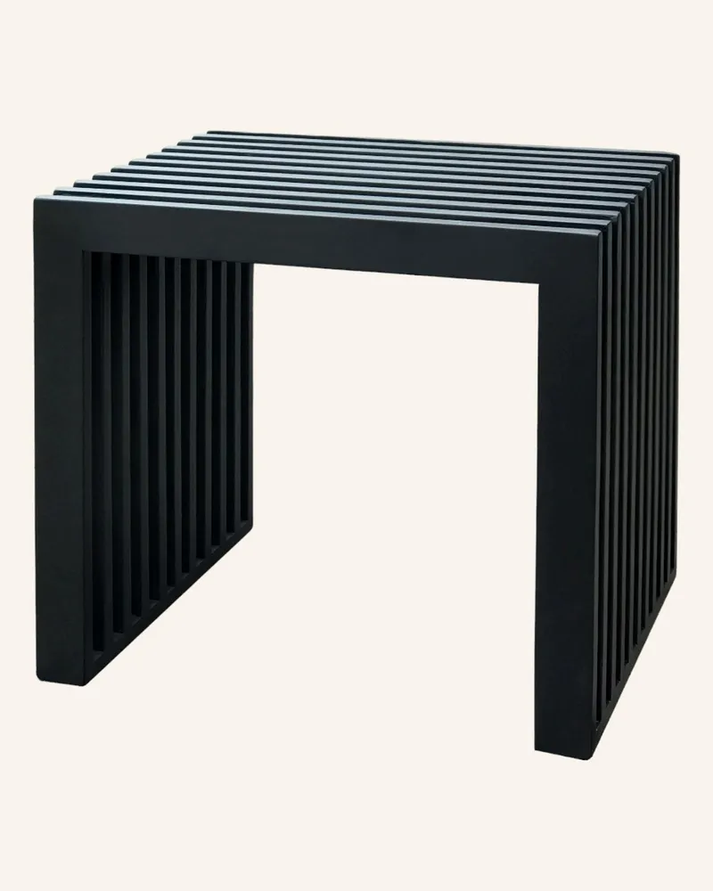 Cinas Stuhl Rib schwarz Schwarz