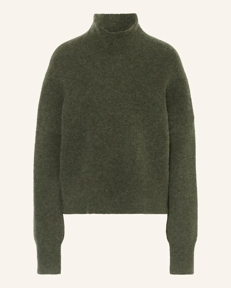 Samsøe & Samsøe Rollkragenpullover Nola Mit Alpaka gruen Grün