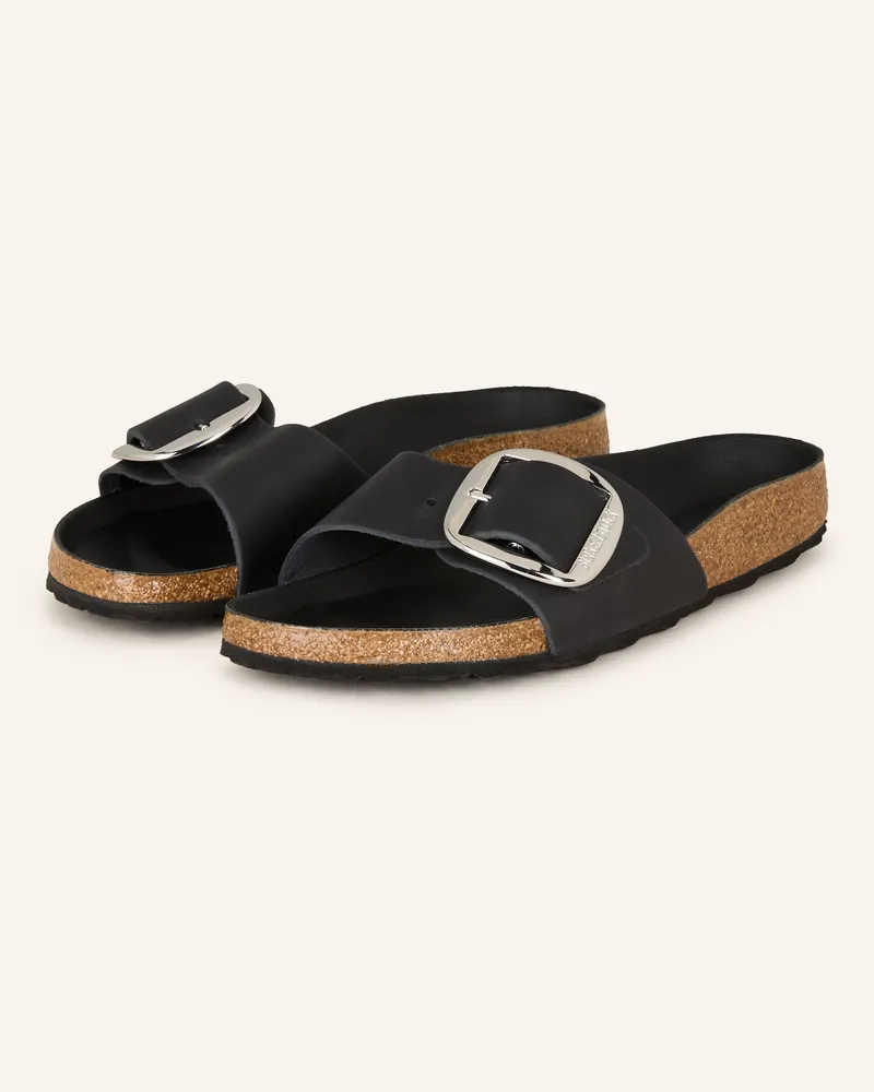 Birkenstock Pantoletten MADRID BIG BUCKLE Schwarz