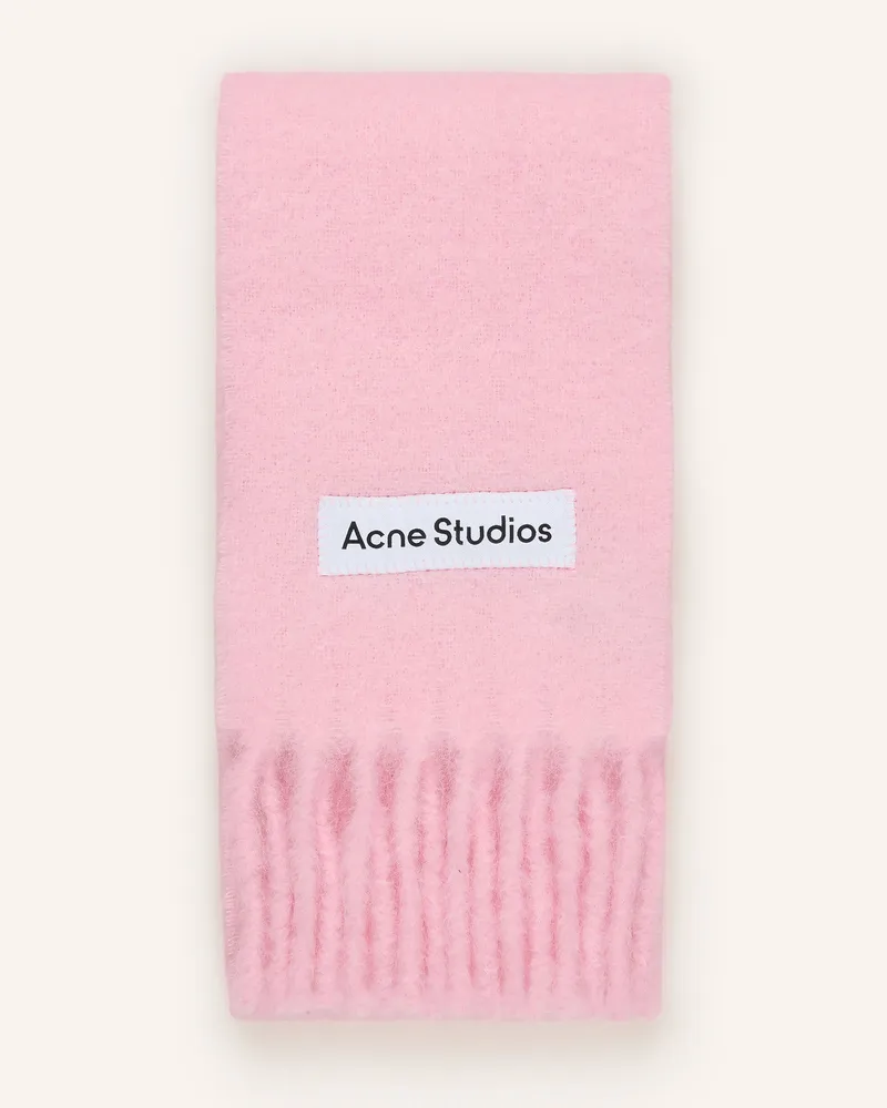 Acne Studios Schal Mit Alpaka pink Rosa