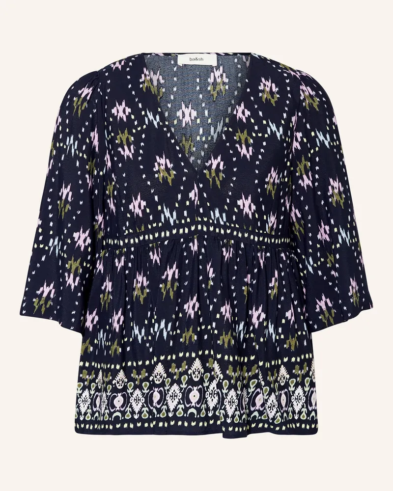 ba&sh Blusenshirt NARRY mit 3/4-Arm Dunkelblau