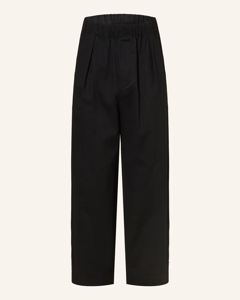 COS Chino Regular Fit schwarz Schwarz