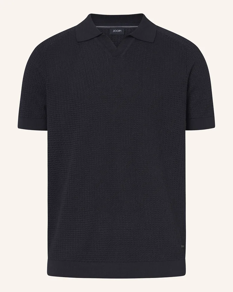 JOOP! Strick-Poloshirt MAGNO Dunkelblau