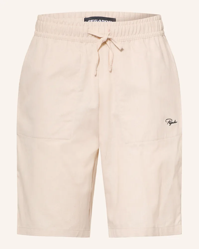 PEGADOR Shorts Camogli beige Creme
