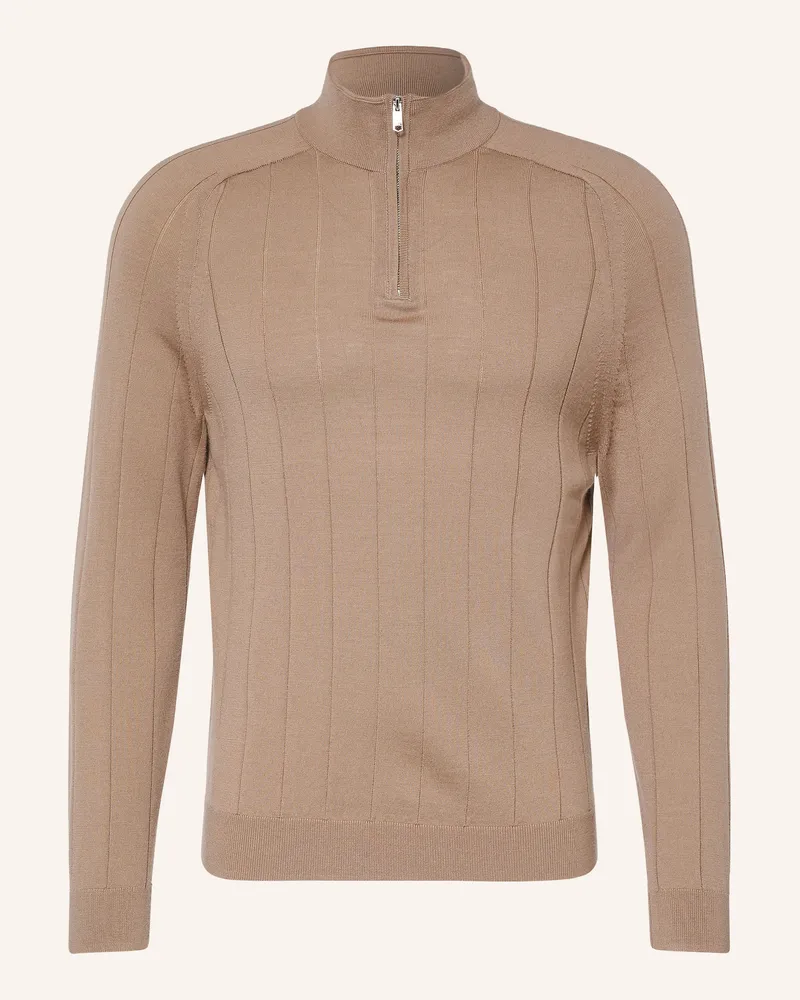 Reiss Troyer Findlay Aus Merinowolle braun Camel