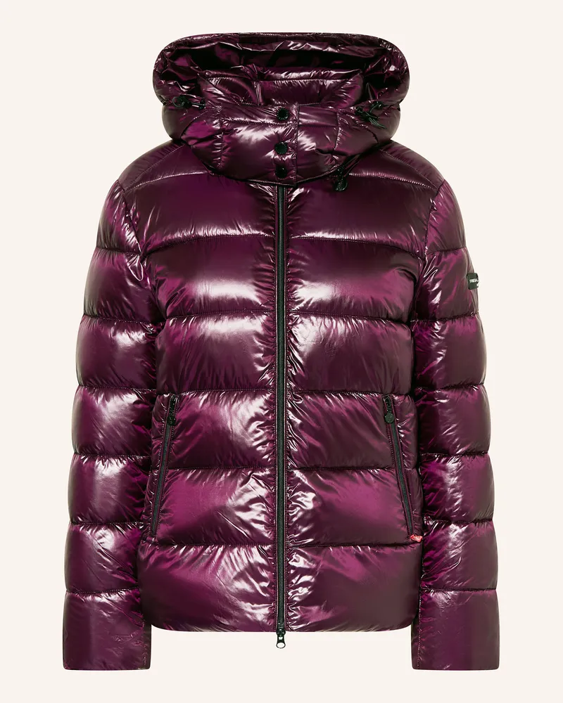 Frieda & Freddies Steppjacke ANNY mit abnehmbarer Kapuze Dunkellila