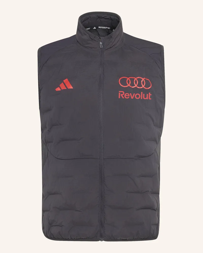 adidas Audi Revolut f1 Team Mechanics Gefütterte Weste schwarz Schwarz
