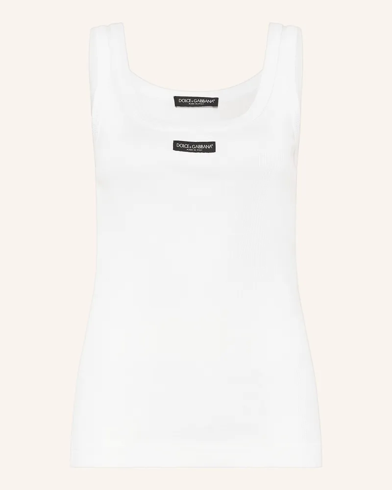 Dolce & Gabbana Top weiss Weiss