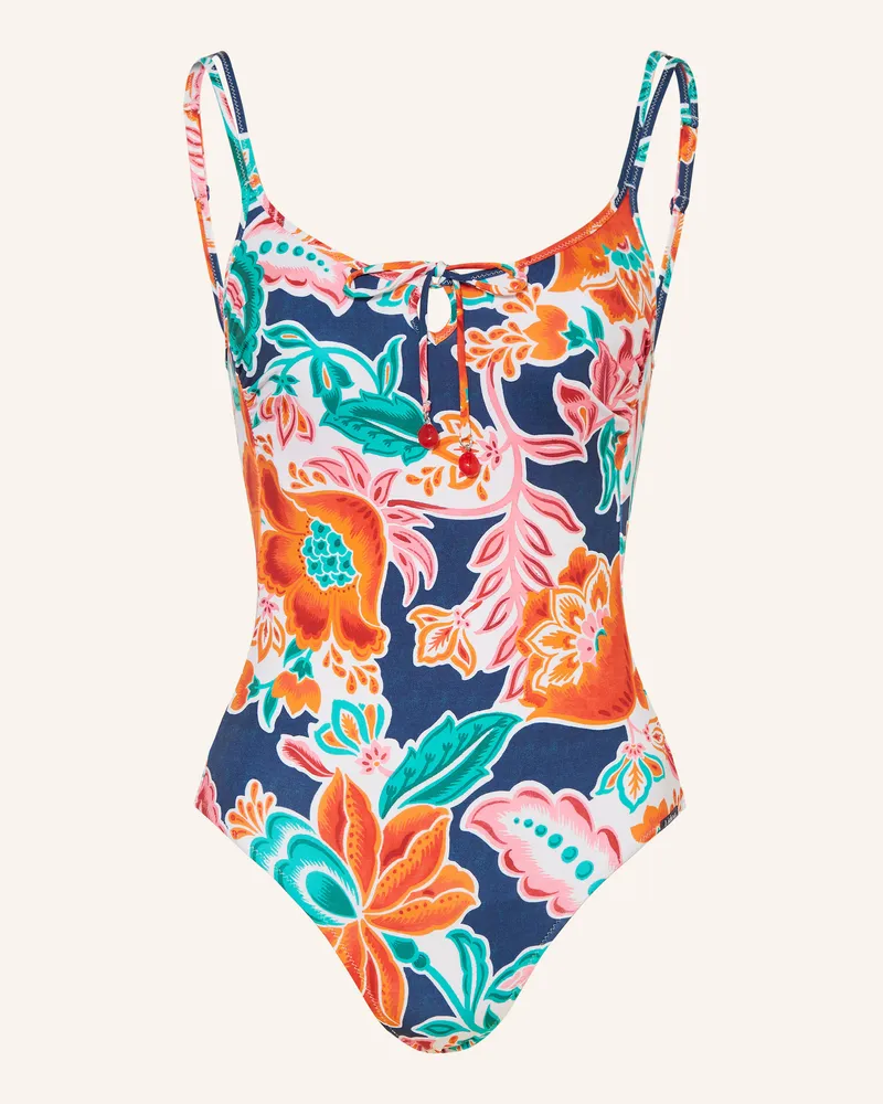 Lidea Badeanzug Petal Patch blau Dunkelblau