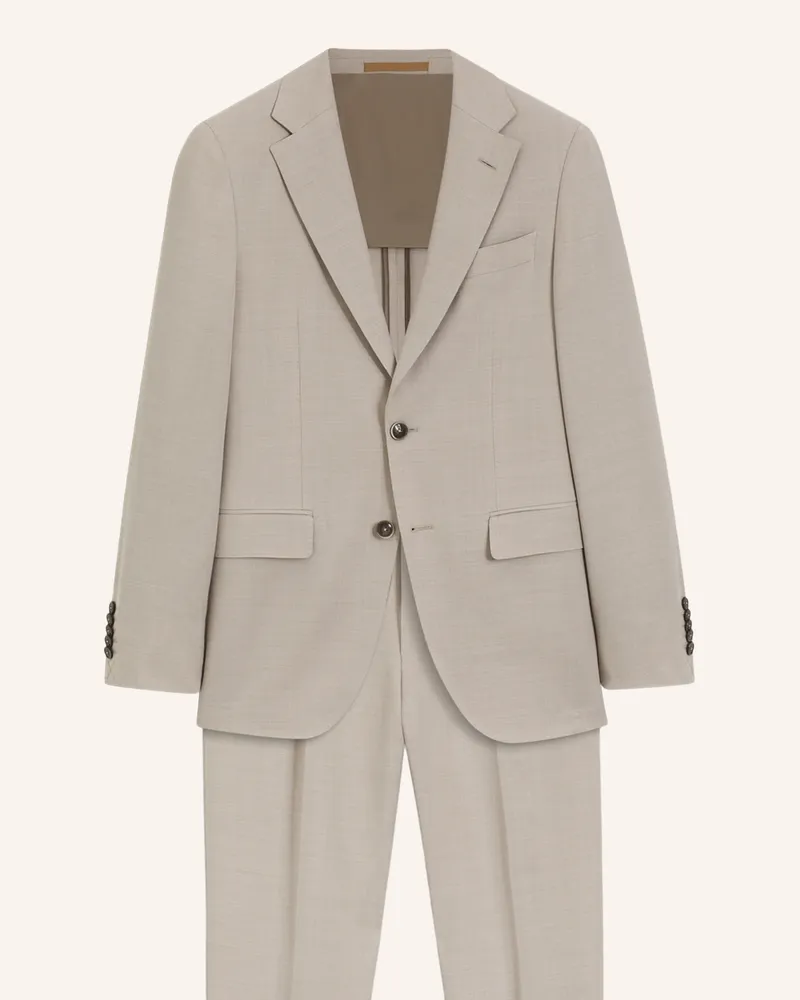 HUGO BOSS Business Anzug L-heston2pcslp-fp263 Slim Fit beige Beige