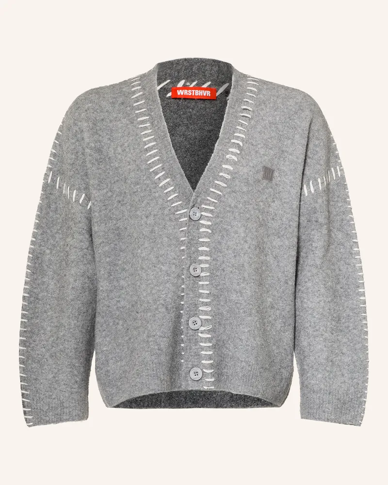 WRSTBHVR Strickjacke Risso grau Grau
