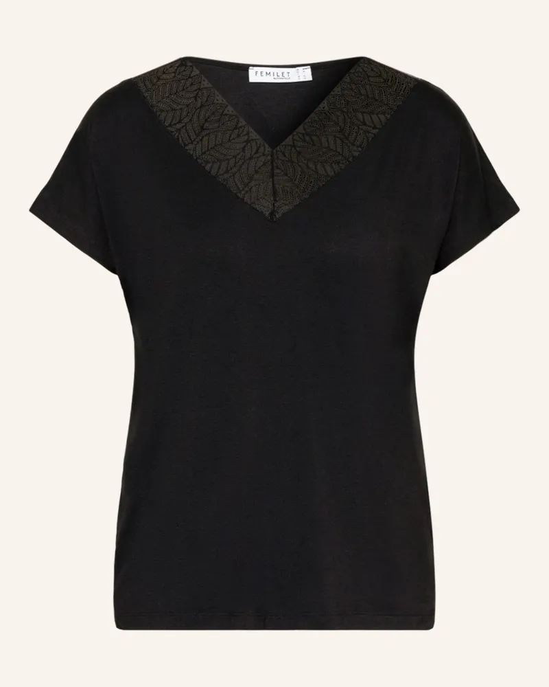 FEMILET Schlafshirt JAZZ Schwarz