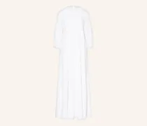 Kleid Mit Spitze Und Cut-Out weiss