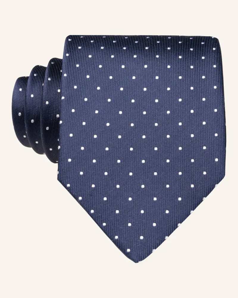 Olymp Krawatte blau Dunkelblau