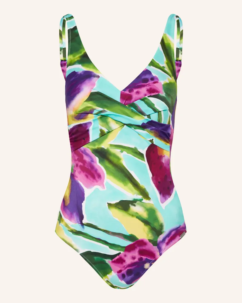 Charmline Shape-Badeanzug SUMMER AQUARELLE Lila