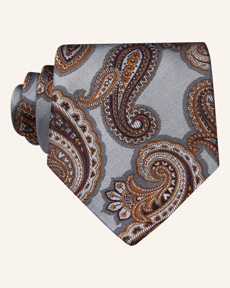 Etro Krawatte Blaugrau