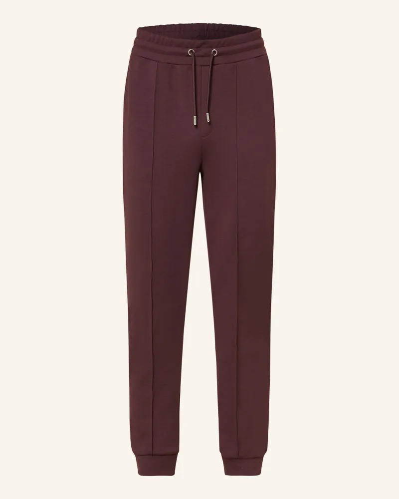 Reiss Sweatpants PREMIER Dunkelrot