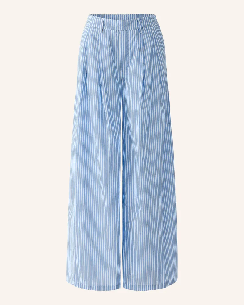 Oui  Marlenehose blau Hellblau