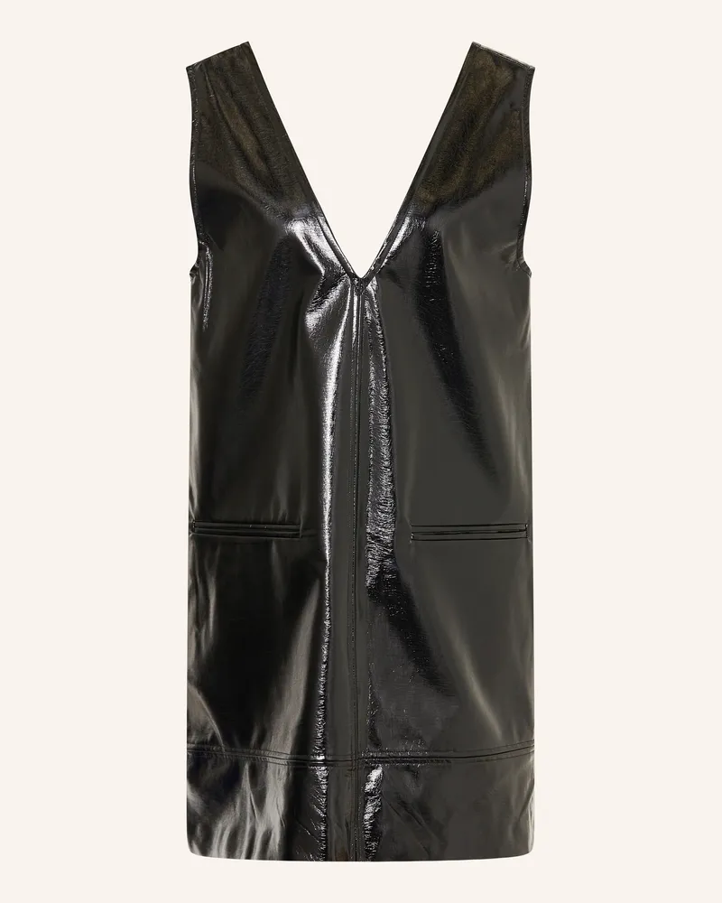 Sofie Schnoor Kleid In Lederoptik schwarz Schwarz