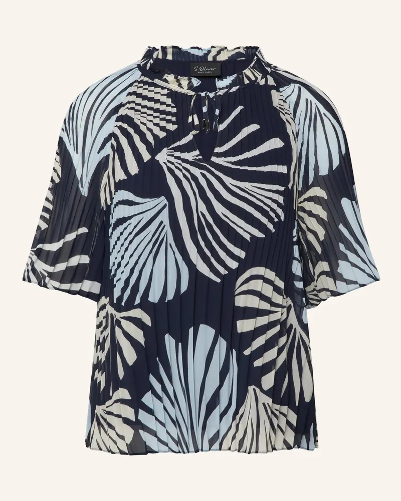 S.Oliver Bluse blau Blau