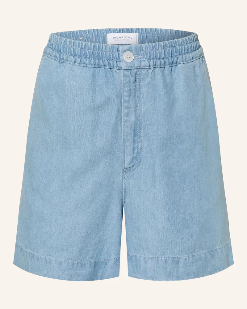 Rich&Royal Shorts In Jeansoptik blau Hellblau