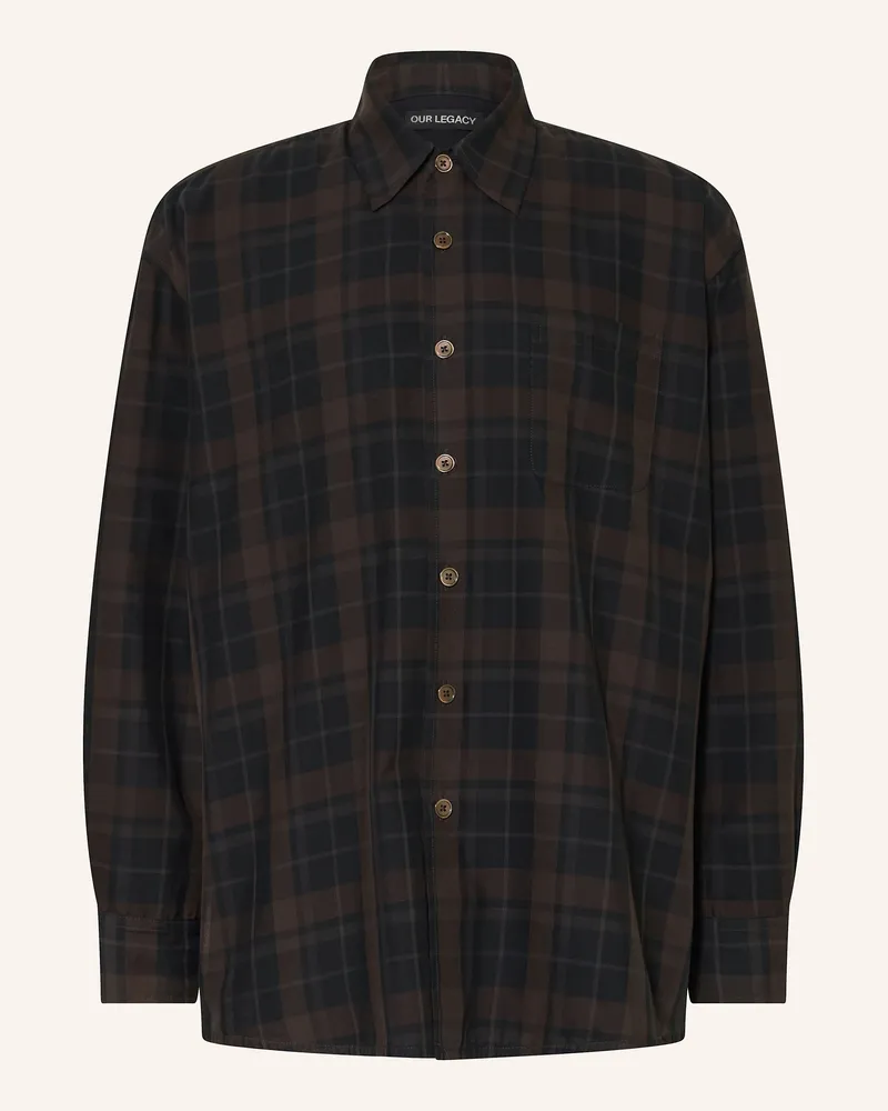 Our Legacy Hemd Oversize Fit Schwarz