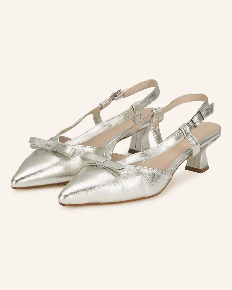 Darling Harbour Slingpumps Silber