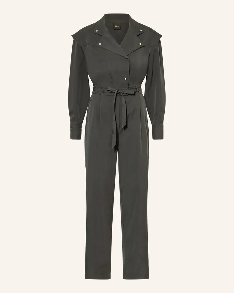 HUGO BOSS Jumpsuit DARIMA Dunkelgrau