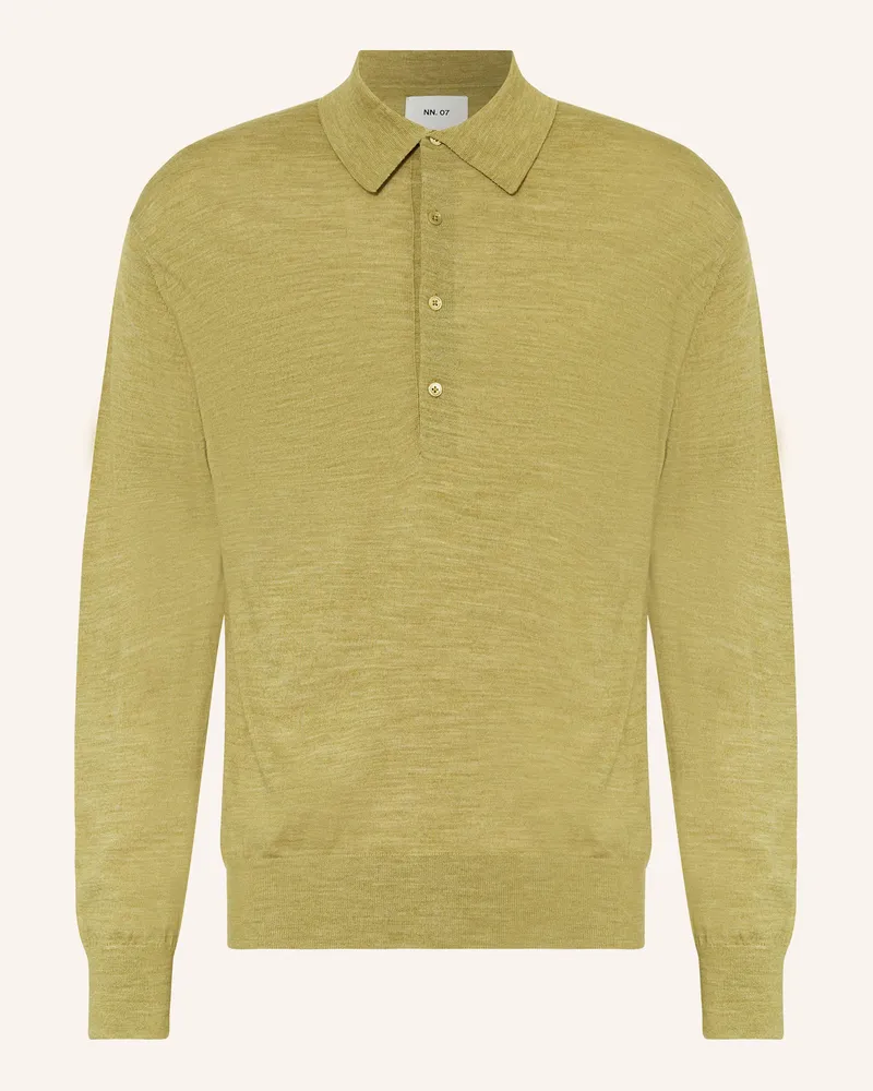 NN 07 Strick-Poloshirt RAYMOND Dunkelgrün