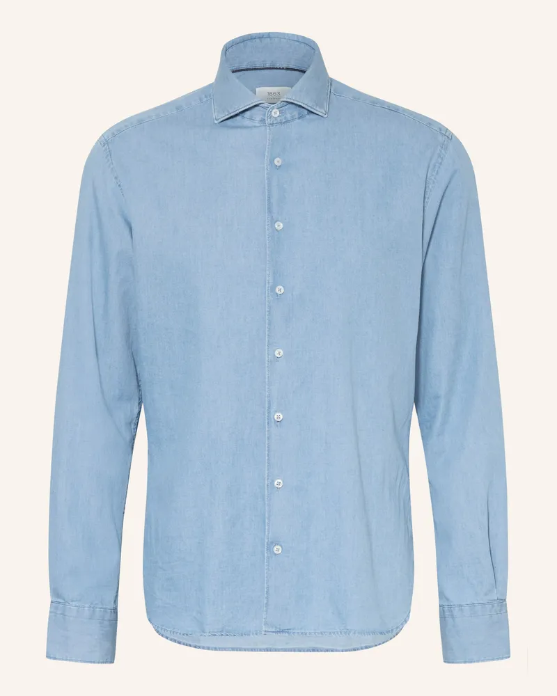 Eterna Jeanshemd Modern Fit Hellblau