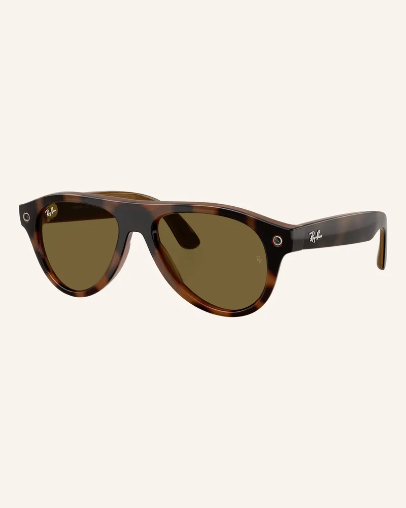 Ray Ban Smart Glasses rw1016 Meta Aviator braun Havana