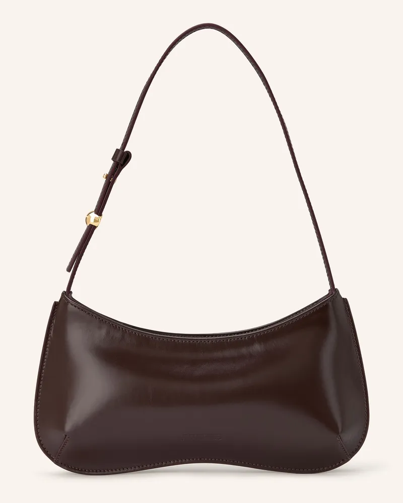 Jacquemus Schultertasche Le Bisou rot Dunkelrot