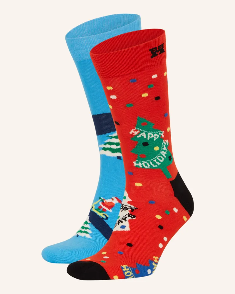 Happy Socks 2er-Pack Socken HAPPY HOLIDAY mit Geschenkbox 6000
