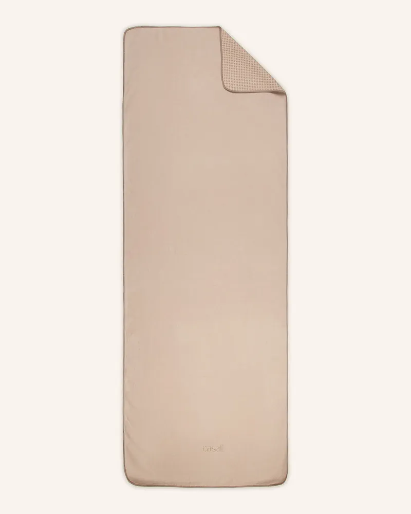 Casall Yoga-Handtuch beige Hellbraun