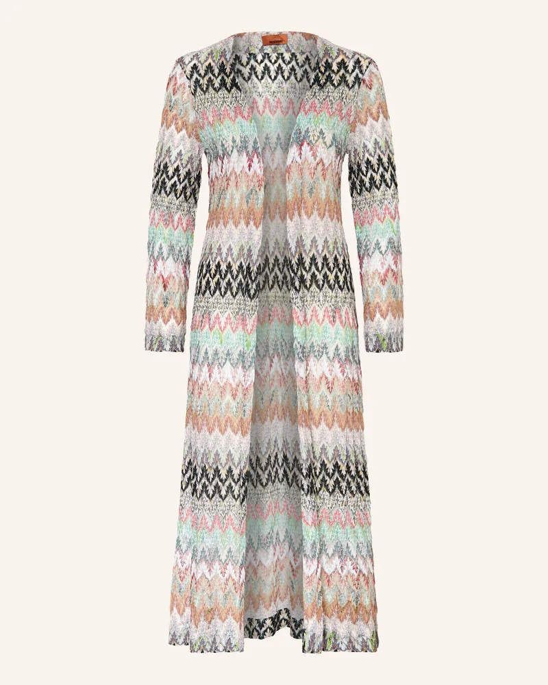 Missoni Strickhülle Mit Glitzergarn weiss Weiss