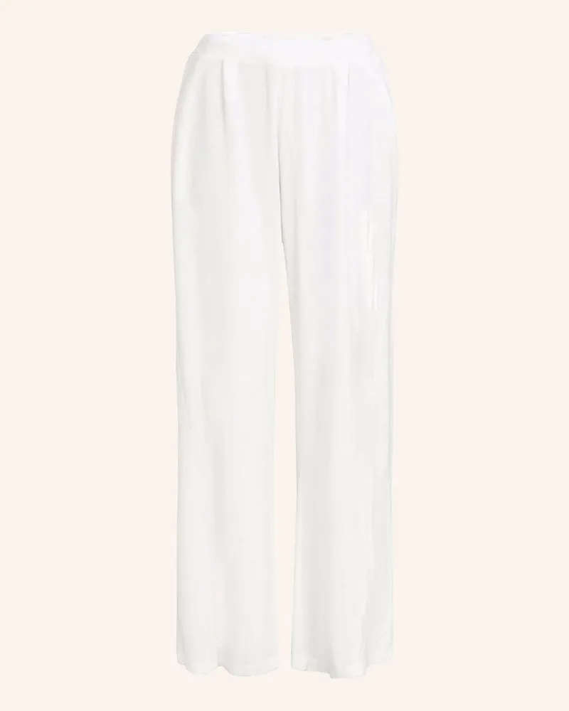 True Religion Frotteehose Wide Leg Weiss