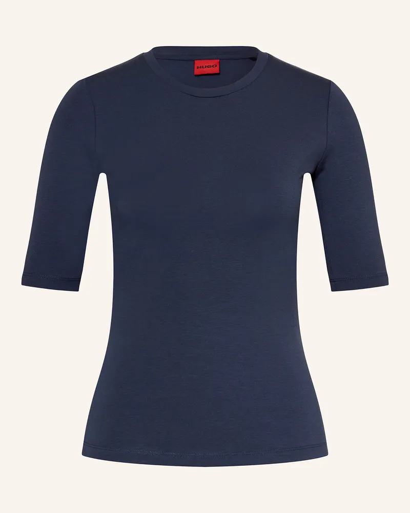HUGO BOSS T-Shirt Darnelia blau Dunkelblau