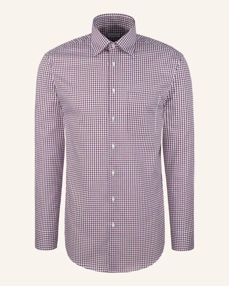 Seidensticker Business Hemd Regular Fit Lila