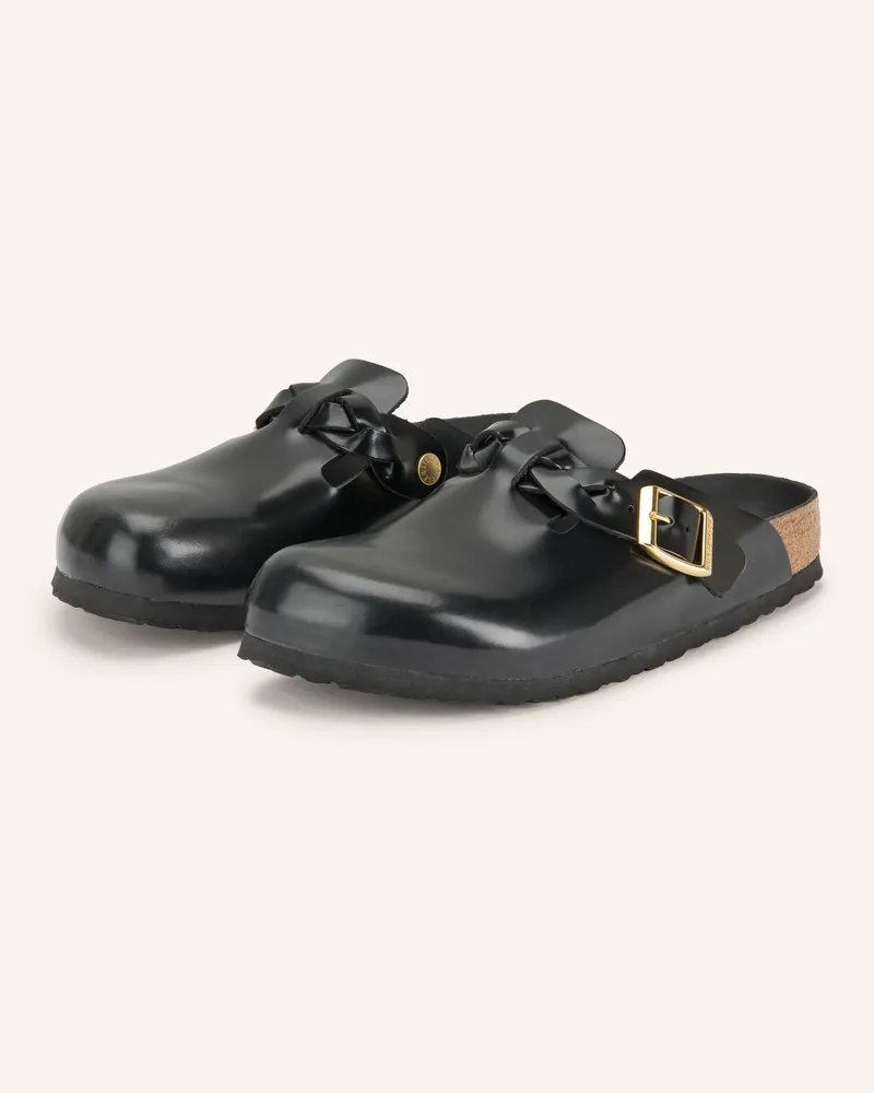 Birkenstock Mules Boston schwarz Schwarz