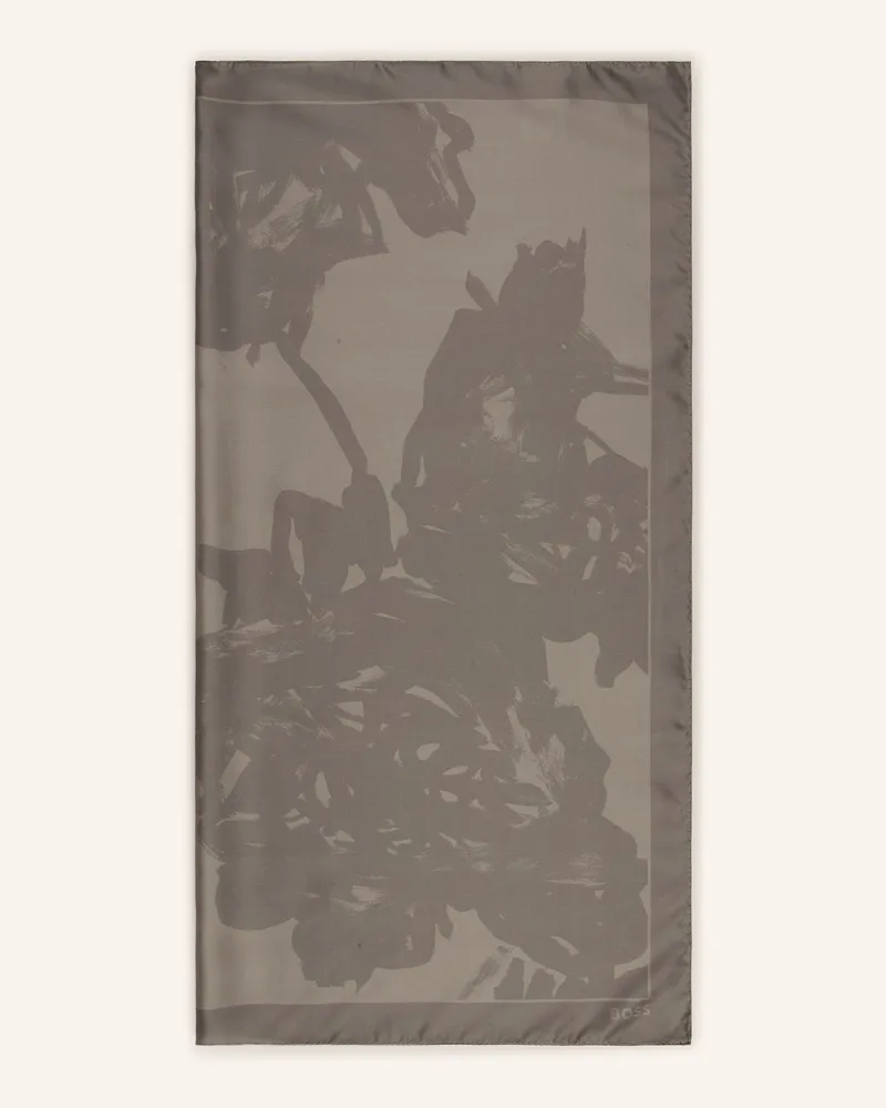 HUGO BOSS Seidentuch Lainy gruen Khaki
