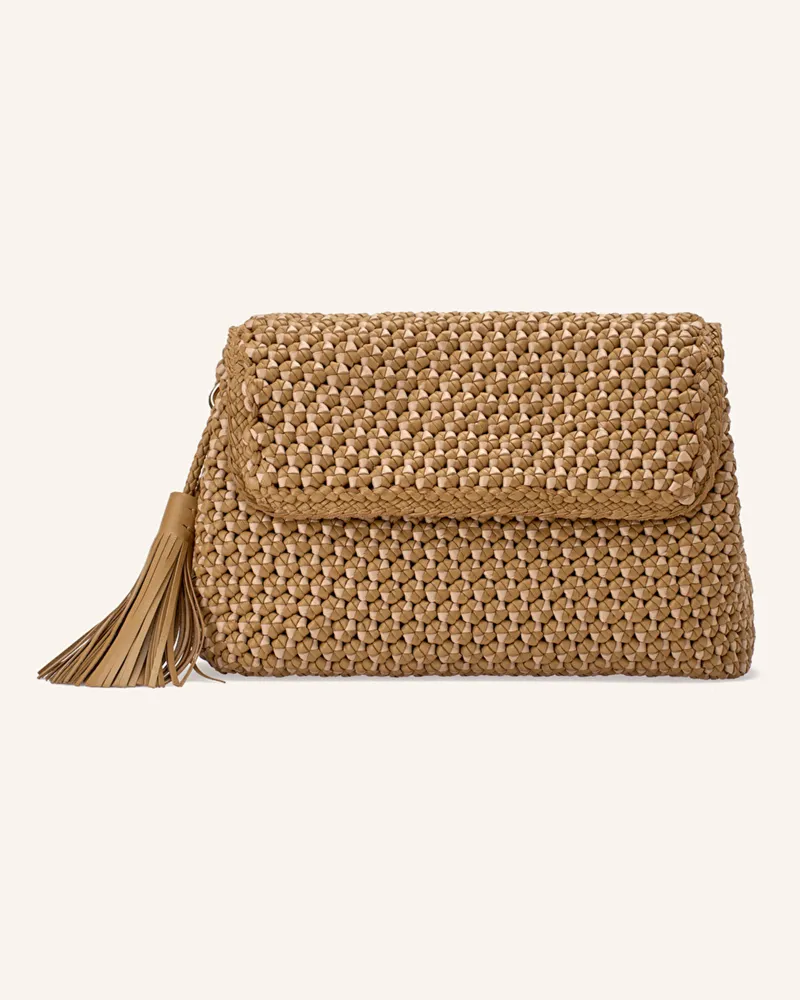 Lottusse Clutch Noodbag braun Camel