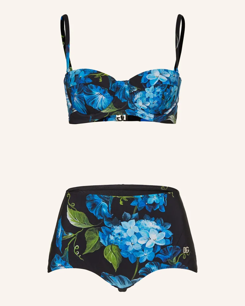 Dolce & Gabbana Bügel-Bikini Schwarz