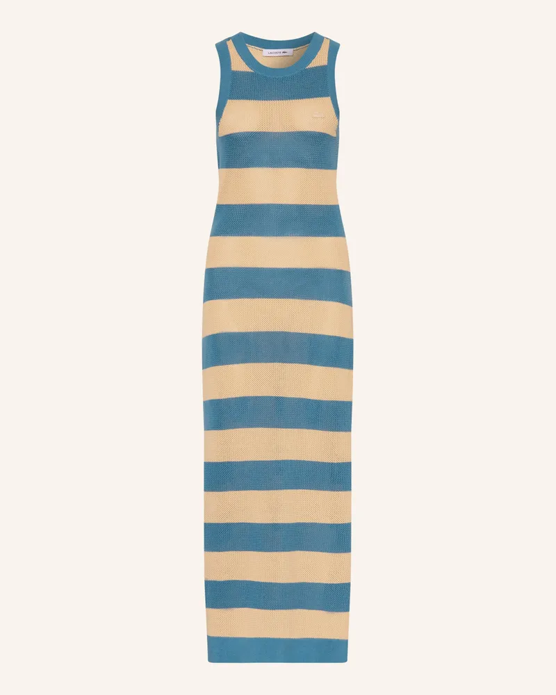 Lacoste Strickkleid blau Blau
